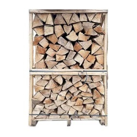 Bukové drevo štiepané v klietkach